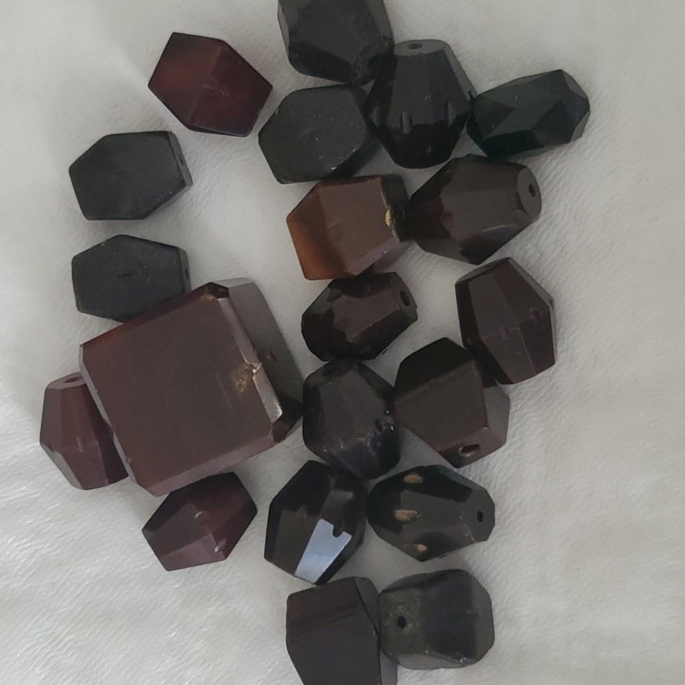 Vintage Agate carnelian beads African trade